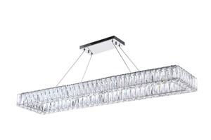 LED Chandelier with Chrome Finish - 1084P44-601-RC-1C