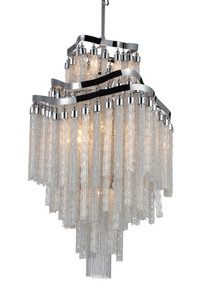 10 Light Down Chandelier with Chrome finish - 5648P19C