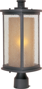 Bungalow 1 Light Outdoor Pole/Post Lantern - 3150CDWSBZ