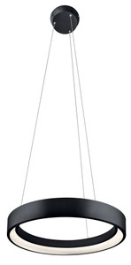 Fornello 2.25 Inch LED Light Pendant in Textured Black and Glossy White Interior - 83453