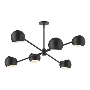 Willow Chandeliers Matte Black - CH648637MB
