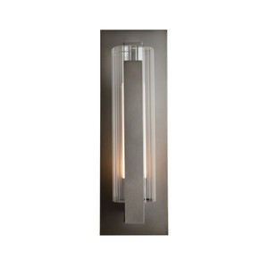 Vertical Bar Fluted Glass Large Outdoor Sconce - 307283