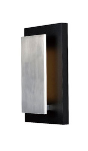 Alumilux Piso Wall Sconce Black and Satin Aluminum - E41335-BKSA