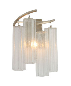 Victoria Wall Sconce Golden Silver - 39571WFLGS