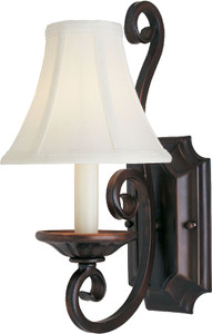 Manor Wall Sconce Oil Rubbed Bronze - 12217OI/SHD123
