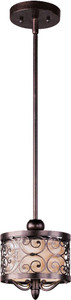 Mondrian Mini Pendant Umber Bronze - 91150WHUB