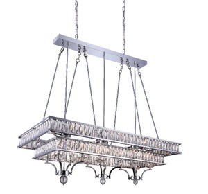 20 Light Island Chandelier with Chrome finish - 9972P47-20-601