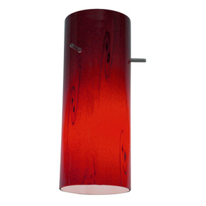 Cylinder Pendant Glass Shade Red Sky  - 23130-RUSKY