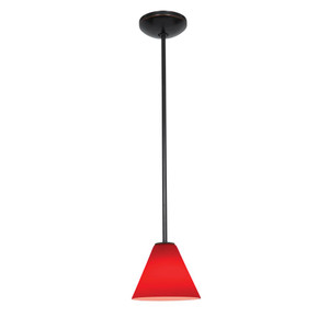 Martini LED Pendant Red Oil Rubbed Bronze - 28004-3R-ORB/RED