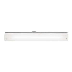 Vail White Tuning Dimmable LED Vanity Opal Brushed Steel - 31000LEDSWAD-BS/OPL
