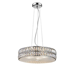Magari LED Pendant Crystal Mirrored Stainless Steel - 62359LEDD-MSS/CRY