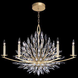 Lily Buds 48" Oblong Chandelier - 883240