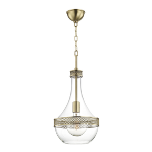 Hagen 1 Light Small Pendant  - 1810|93