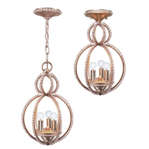 Garland 3 Light Mini Chandelier - 6760|43