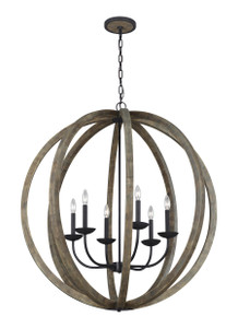 Murray Feiss Allier 6 - Light Pendant Chandelier - F3186/6WOW/AF