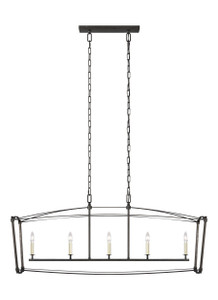 Murray Feiss Thayer 5 - Light Linear Chandelier - F3326/5SMS