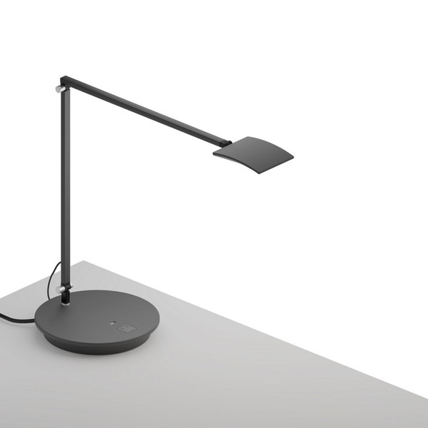 Mosso Pro Desk Lamp With Power Base (Usb And Ac Outlets) (Metallic Black) - AR2001-MBK-PWD