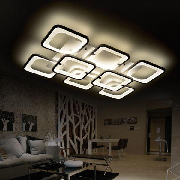 Medium Squares LED Ceiling Light - MNK-300-8