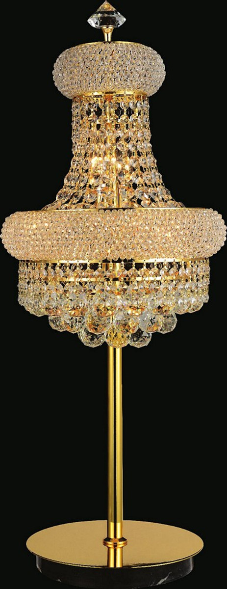 6 Light Table Lamp with Gold finish - 8001T14G