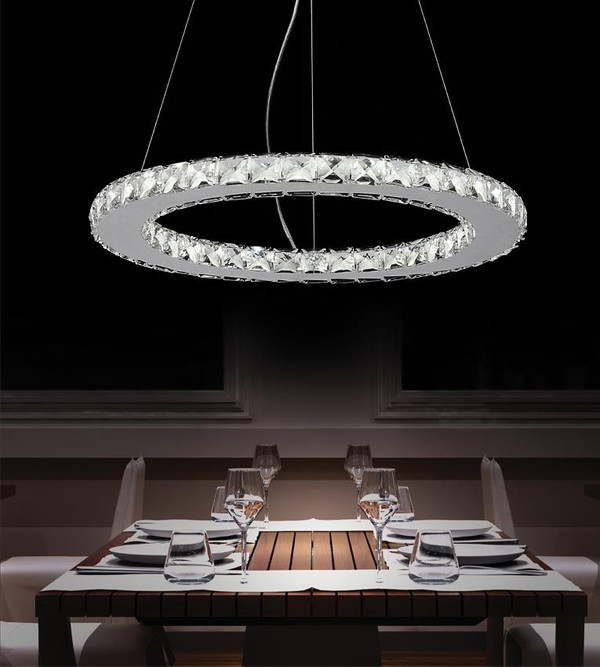 LED Chandelier with Chrome finish - 5080P20ST-R