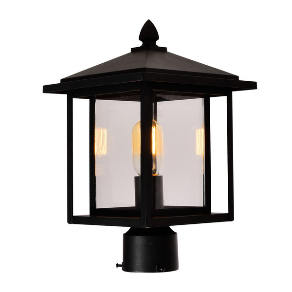 Crawford 1 Light Black Outdoor Lantern Head - 0417PT9-1-101