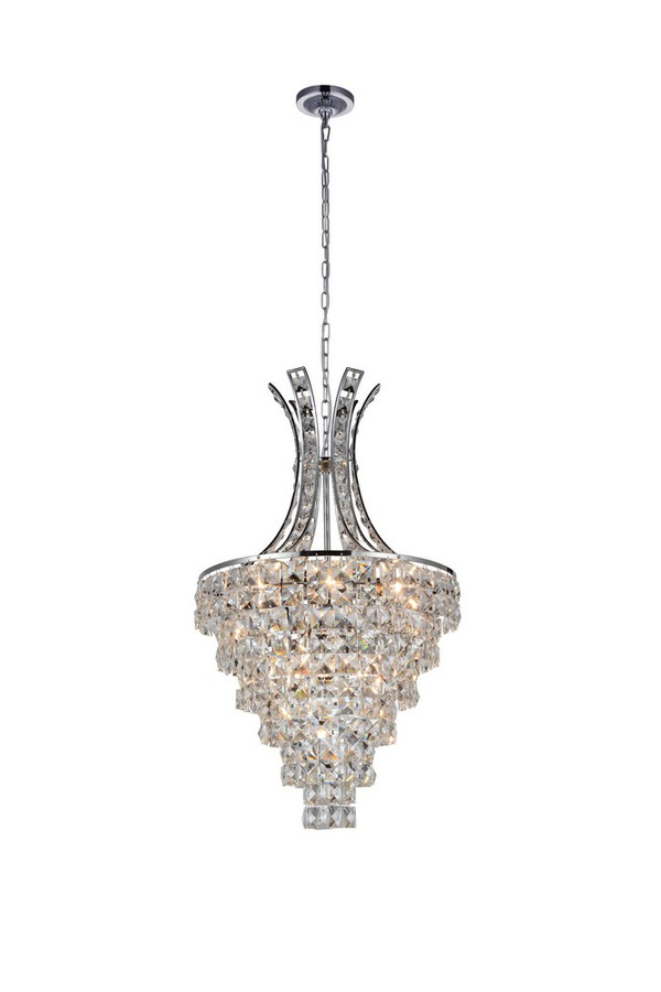 9 Light Chandelier with Chrome finish - 5685P16C