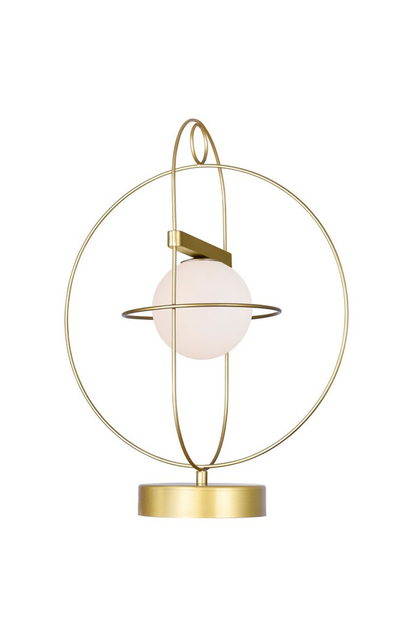 1 Light Lamp with Medallion Gold Finish - 1209T14-1-169
