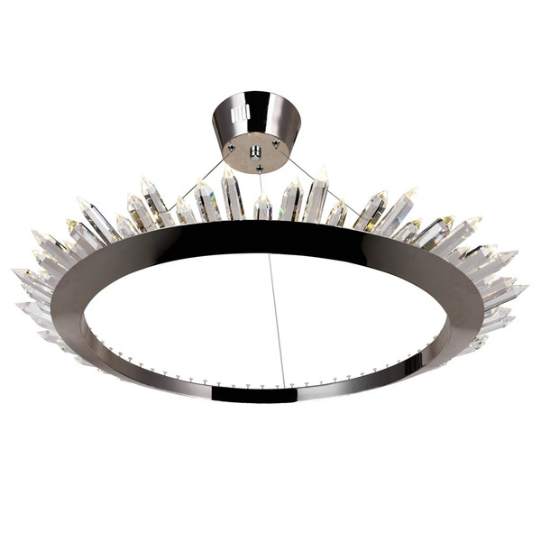 LED Up Chandelier with Polished Nickel Finish - 1108P32-613