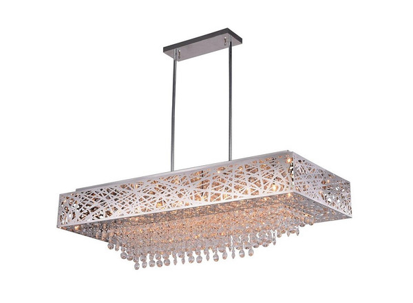 14 Light Chandelier with Chrome Finish - 1032P39-14-601-RC