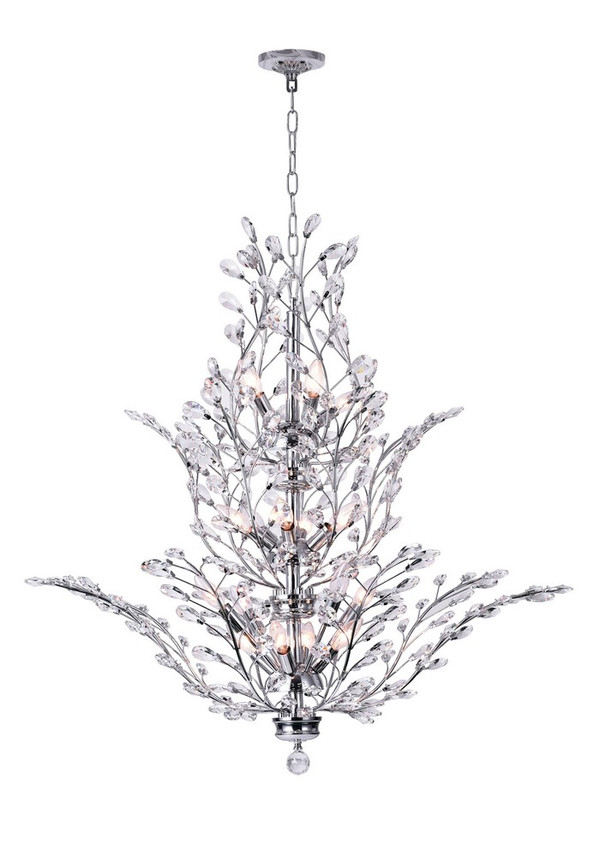 18 Light Chandelier with Chrome finish - 5206P40C