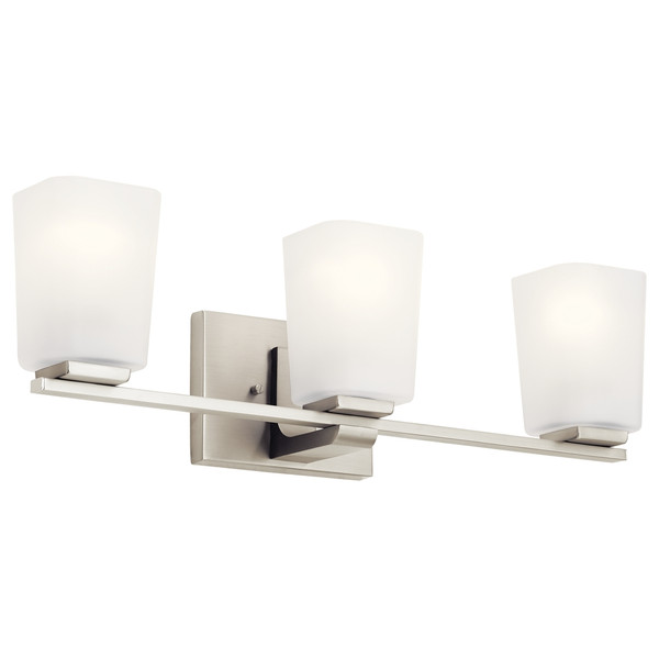 Roehm 3 Light Vanity Light Brushed Nickel - 55017NI