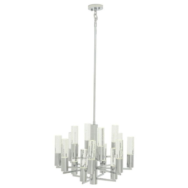 Crystal Cylinders Chandelier 16 Lights Dimmable - FN-1168