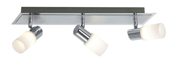 Dallas LED Ceiling Light Brushed Aluminum Metal and Brushed Alum and Glass - 821410305
