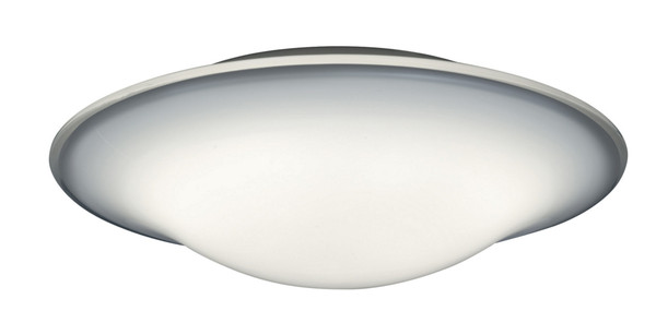 Milano LED Ceiling Light White Case Glass and Metal trim - 656713001