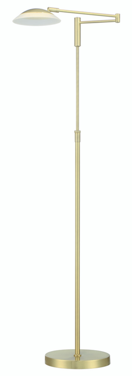 Meran Turbo Floor Lamp Satin Brass Metal - 472310108
