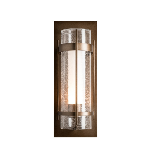 Banded Seeded Glass Large Outdoor Sconce - 305898