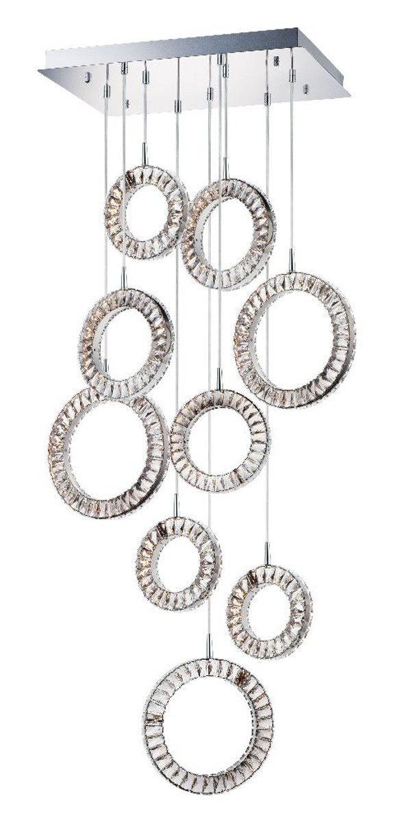 Charm Multi Light Pendant Polished Chrome - E30568-20PC