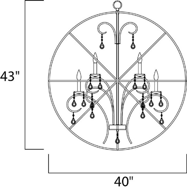 Orbit Single Pendant Oil Rubbed Bronze - 25147OI