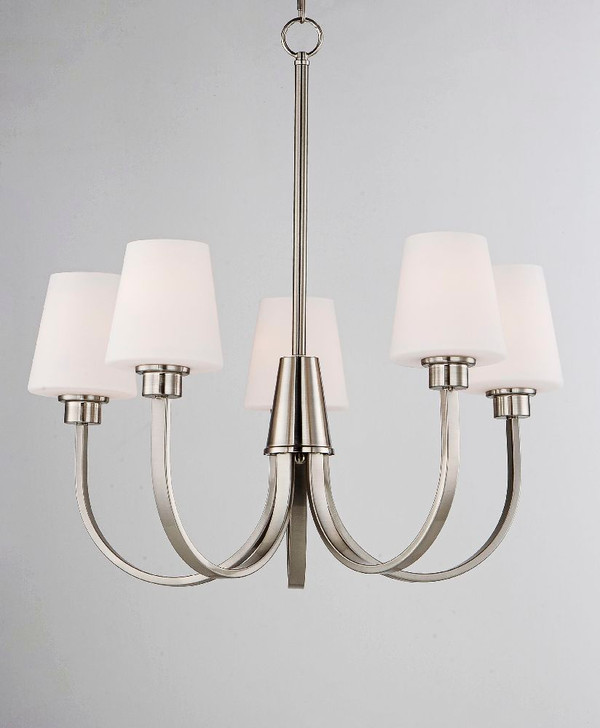 Shelter Chandelier Satin Nickel - 11825SWSN