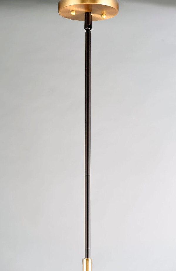 Goblet Mini Pendant Bronze with Antique Brass - 96120CLBZAB