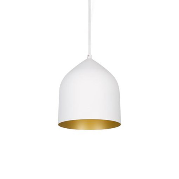 Helena  Down Pendants White/Gold - 49108-WH/GD