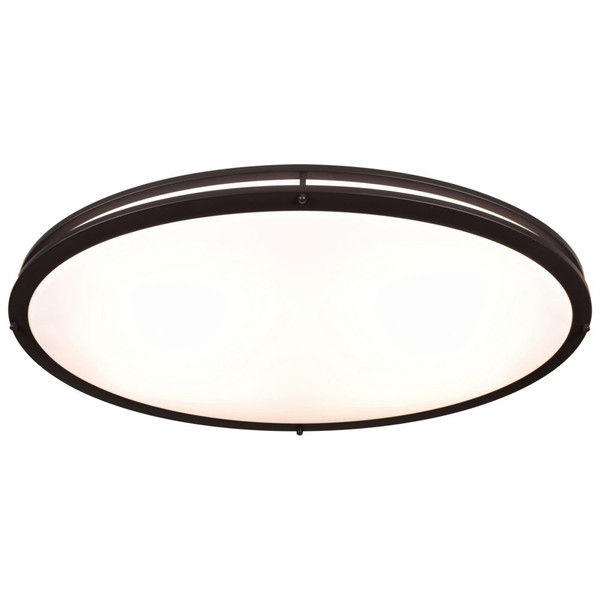 Solero Oval LED Flush Mount Acrylic Lens Bronze - 20468LEDD-BRZ/ACR