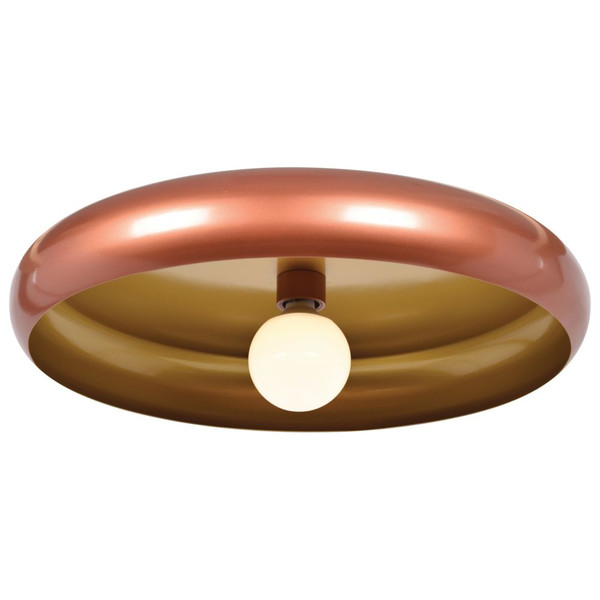 Bistro LED Semi-Flush  Copper and Gold - 23881LEDDLP-CP/GLD