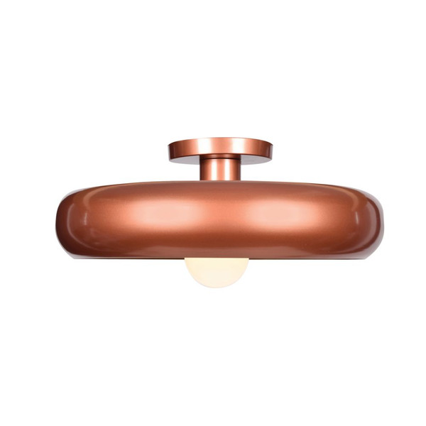 Bistro LED Semi-Flush  Copper and Gold - 23880LEDDLP-CP/GLD