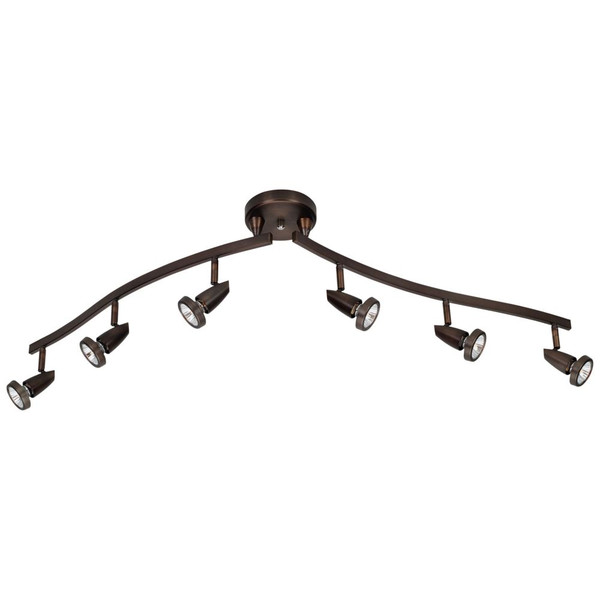 Mirage 6 Light Adjustable Track  Bronze - 52226-BRZ