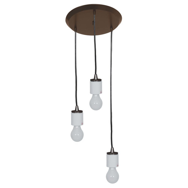 Circ 3 Light Cluster Pendant Assembly  Oil Rubbed Bronze - 52230GU-ORB