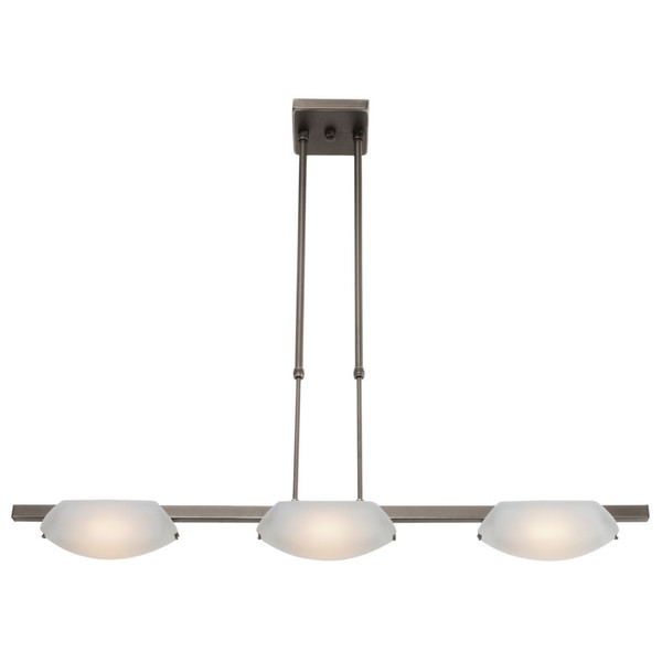 Nido 3 Light LED Pendant Frosted Oil Rubbed Bronze - 63957LEDD-ORB/FST