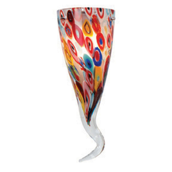 Little Horn Glass Shade Multi Color  - 960RJ-MTI