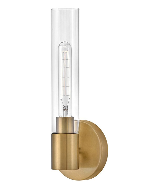 Shea Bath Single Light, Sconce Lacquered Brass - 85400LCB