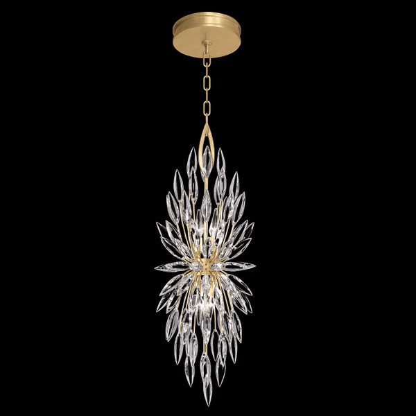 Lily Buds 13" Round Pendant - 883740